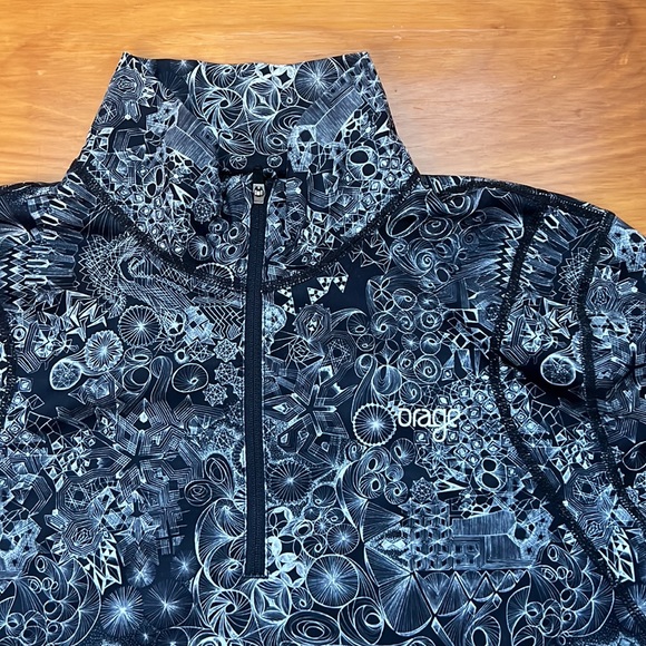 Orage quarter zip base layer. Size Womens Large. - Picture 2 of 7